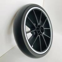 Roue en mousse EVA de 7 pouces pour poussette bébé, avec moyeu en plastique, capacité de charge de 50-60 kg