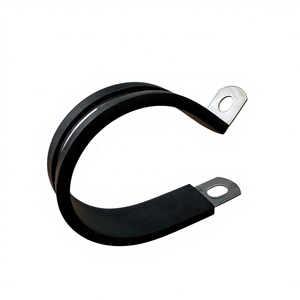 แคลมป์<span class=keywords><strong>รัด</strong></span>ท่อแบบ<span class=keywords><strong>สาย</strong></span>รัดรูปตัวยู  ทำจากเหล็กชุบสังกะสีและเหล็กกล้าไร้สนิม  บุ<span class=keywords><strong>ยาง</strong></span> EPDM  พร้อมหน่วยวัดเป็นนิ้ว - Product Image 1