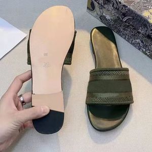 Zapatillas planas de lujo de verano de tendencia clásica, zapatillas de diseñador para dormitorio de interior y exterior para mujer - Product Image 3