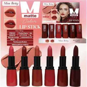 Set rossetto opaco 24 pezzi a lunga durata tonalità colorate modello di fodera per labbra Cruelty-Free all'ingrosso - Product Image 1