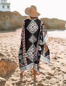 <span class=keywords><strong>Kimono</strong></span> de plage léopard en mousseline pour <span class=keywords><strong>femme</strong></span> 2026 - Style bohème léger pour l'été - Product Image 2