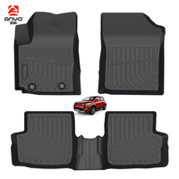 Tapis de sol de voiture en TPE thermoformé découpé au laser 3D pour Haval M4 / Great Wall M4 / Haval H1 2012-2016