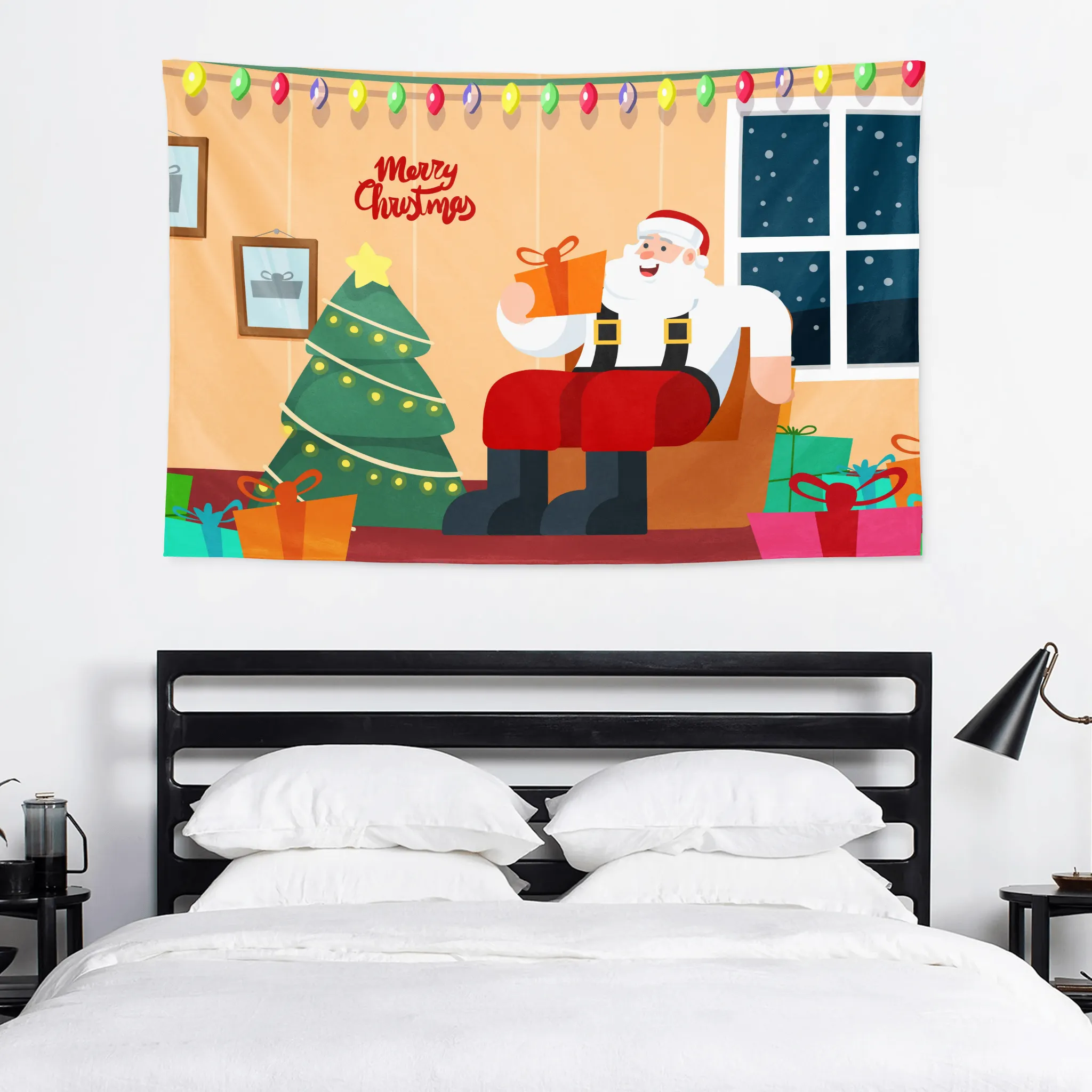 Christmas Tapestry Wholesale accept Printed a lots Home Decor Christmas Tapestry