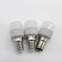 Mini ampoule LED en plastique T25 1,5W 2W 6500K Blanc froid lumière du jour E14 E12 B15 Petite lampe LED pour réfrigérateur, armoire, voyant lumineux