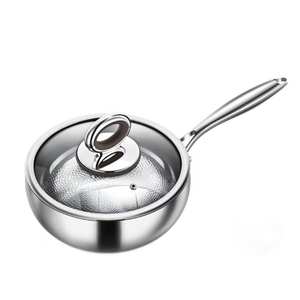 Poêle à frire antiadhésive en titane pur martelé de haute qualité Zunck 24/26/28 cm, compatible avec les cuisinières à gaz et électriques - Product Image 1