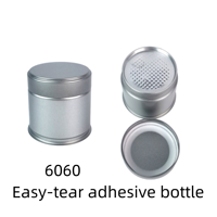 Boîtes de conserve en métal de qualité alimentaire personnalisées en gros, 73*73 mm, petites boîtes métalliques étanches à l'air, emballage pour thé matcha en poudre, café