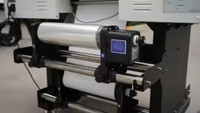 Imprimante UV DTF A3 Yinstar, imprimante UV DTF pour autocollants en cristal doré et argenté, avec vernis, imprimante à feuille de dorure à chaud, A3 UV DTF