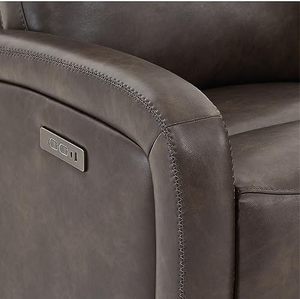 Sillón Reclinable Pequeño de Cuero Sintético Watson Whitely para Autocaravana, Sofá Reclinable sin Espacio entre Paredes, Reposacabezas Eléctrico, Cargador Tipo C, Asiento para Cine en Casa - Product Image 5
