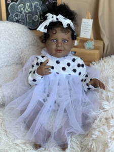 Carro de madera Arte Hombres Marcas Sorpresa Mono Miniaturas Cochecito Plato Navidad Nacimiento <span class=keywords><strong>Reborn</strong></span> Baby Doll - Product Image 6