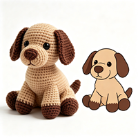 Peluche de chiot mignonne en tricot de dessin animé, personnalisable, colorée, douce et rembourrée, vente en gros, jouet en peluche sur mesure
