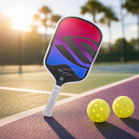 Raquette de pickleball Omni Gen5 professionnelle, thermoformée en fibre de carbone T700, noyau en mousse durable de 16 mm, ergonomique de haute qualité