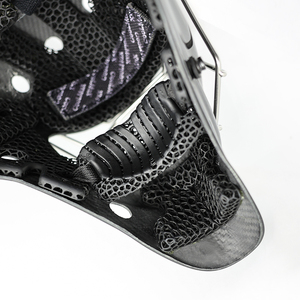 3Dプリント軽量人間工学に基づいたアイスホッケー顎ガード衝撃吸収格子ヘルメットチンパッド認定アイスホッケーギア - Product Image 3