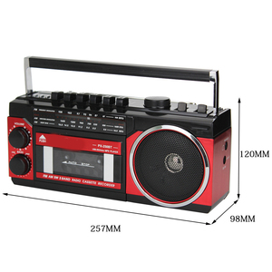 Retro Portable Cassette Recorder AM FM SW Radio BT <b>USB</b> TF Card Dual <b>Speakers</b> For Home Office Travel Use Stereo Boombox - Product Image 4