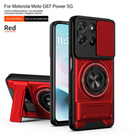 Étuis de téléphone Lichicase antichoc avec anneau magnétique puissant pour Motorola G67 G77, coque de protection