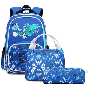 Conjunto de mochilas escolares para niños al por mayor con bolsa para el almuerzo, bolsa para bolígrafos, conjunto de mochila escolar de dibujos animados para estudiantes de primaria y adolescentes, mochila escolar - Product Image 1