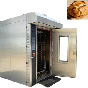 <span class=keywords><strong>Four</strong></span> à sole rotatif industriel en acier inoxydable, alimenté électriquement, pour la production de boulangerie à grande échelle - Product Image 4