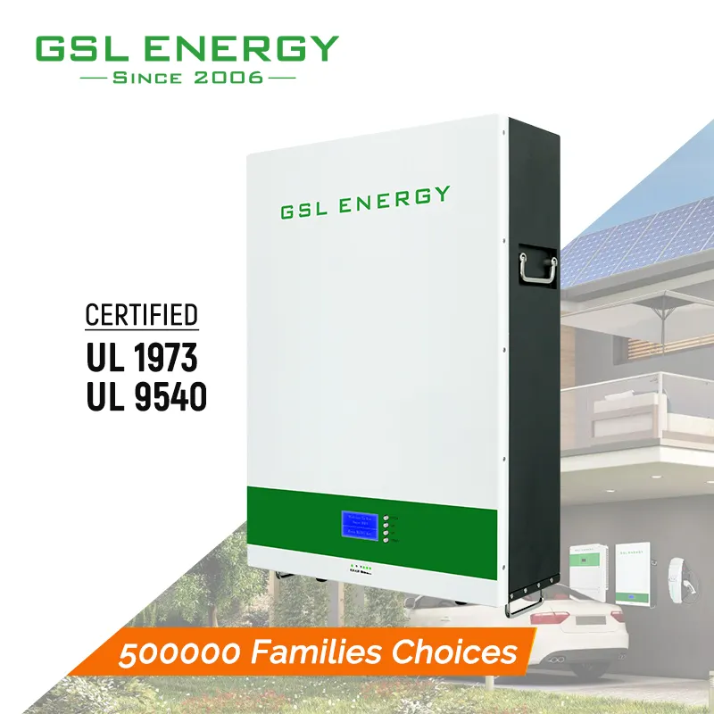 GSL Energy Tesla Power Battery Wall 10 Years Warranty Lifepo4 100Ah 200Ah 400Ah 48V Home Battery 5Kwh 10Kwh 20Kwh