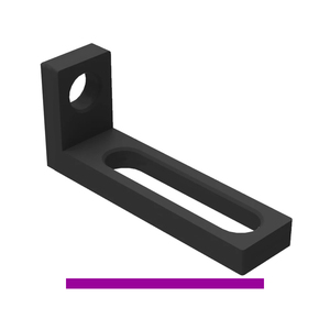 SteelExpert GPPH 75x185mm striking square, 25mm thick, <b>28mm</b> holes - Product Image 1