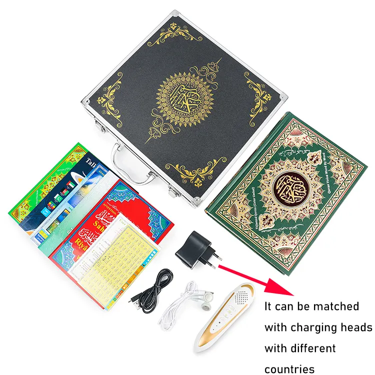 Hadiah kepada Muslim anak translasi pemutar mp3 pengajian dengan pena baca quran pengeras suara quran terjemahan A4