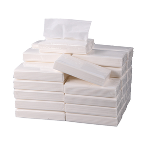 Vente en gros de papier mouchoir facial hygiénique V Fold ultra doux 3 plis avec logo personnalisé imprimé pour hôtel et bureau - Product Image 1