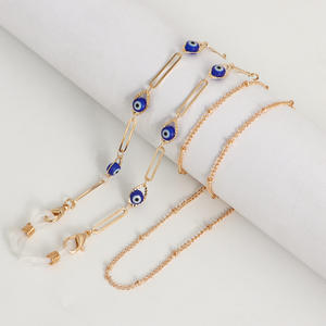 REWIN Moda <span class=keywords><strong>Evil</strong></span> Eyes Cadena colgante para <span class=keywords><strong>gafas</strong></span> Cadenas de cuello de mujer <span class=keywords><strong>Gafas</strong></span> de sol Correa Cordón <span class=keywords><strong>Gafas</strong></span> Cuerda Accesorio al por mayor - Product Image 3