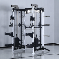 Nouveau design 2026 – Équipement de gym tout-en-un : Machine Smith et rack à squats avec système de poulies doubles pour usage commercial