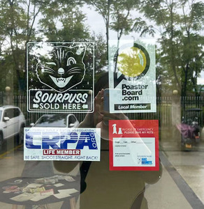 UV kháng cửa sổ Sticker in ấn tái sử dụng quảng cáo biểu tượng tùy chỉnh chết cắt tĩnh dính Vinyl đôi bên dán cửa sổ - Product Image 3