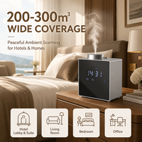Diffuseur d'arômes intelligent sans eau en aluminium de 200 ml, contrôlé par Wi-Fi, machine à parfum en gros