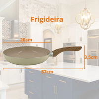 Ensemble de casseroles en aluminium antiadhésif moderne de 8 pièces, revêtement céramique, couvercles en verre, poignées en bois, compatible induction, passe au lave-vaisselle