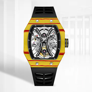 Original Tourbillon Movement Men's Watch 3ATM Waterproof Hardened Glass Mirror Luxury Business Sport Mechanical Wristwatch - Product Image 3