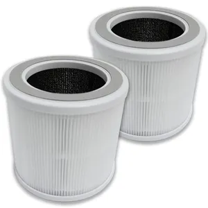 Paquete de 2 filtros HEPA de filtración 3 en 1 de repuesto compatibles con purificadores de aire Proton Pure