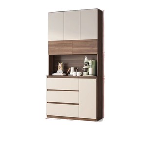 Buffet mural de style vintage, armoire d'entrée de 900 mm de hauteur en bois massif et panneau écologique, rangement pour salle à manger, salon, salle de thé - Product Image 3