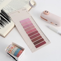 Notes autocollantes couleur Morandi, style Instagram, autocollants décoratifs transparents en PET pour journalisation