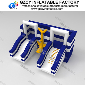 Di nuova progettazione esplosivo PVC gonfiabile commerciale scivolo d'acqua parco acquatico combinazione per attrezzature da gioco d'acqua - Product Image 5