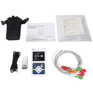 JZ-KEC5000 Enregistreur ECG dynamique 24 heures à 12 dérivations, Moniteur <span class=keywords><strong>Holter</strong></span> ECG à domicile, Certifié CE, Usage médical, Appareil en plastique, Transfrontalier - Product Image 2