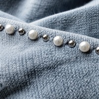 Sudadera con Capucha Personalizada con Lavado Ácido para Hombre, Adornada con Perlas, de Felpa de Algodón Grueso, Estilo Urbano Oversize