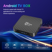 Decodificador de TV Z1pro 4K, Procesador Allwinner H6 de Cuatro Núcleos, WiFi Dual, Android 15 con Ethernet