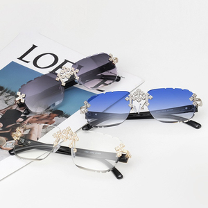 Occhiali da Sole Quadrati Senza Montatura <span class=keywords><strong>Be</strong></span> Well Modello 7, Tester di Diamanti di Lusso, Gioielli Hip Hop con Moissanite Ghiacciata, Moda Personalizzata Trendy - Product Image 3