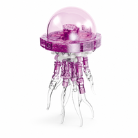 Set de 84 Bloques de Construcción de Medusas Personalizados, Modelo 3D DIY, Juguete de Construcción con Carcasa Translúcida y Luz, Ladrillos STEM, Marca Privada