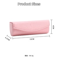 Mini étui de voyage en cuir PU personnalisé organisateur de charmes baume à lèvres porte-baume à lèvres parfum boîte à cosmétiques pour rouge à lèvres
