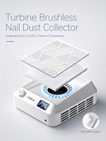 SNRQI Aspirateur à ongles puissant et silencieux sur mesure, moteur sans balais, capte la poussière acrylique pour salons, fournisseur en gros