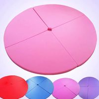 Tapis de pole dance portable en PVC extra épais de 50 mm, imperméable, durable, avec logo personnalisé pour la salle de sport et les activités sportives