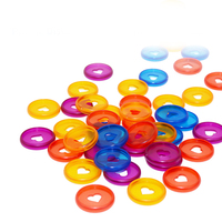 Disques en plastique personnalisés en forme de cœur pour la reliure de carnets, anneaux d'extension pour planificateurs, reliures rigides pour cahiers et classeurs