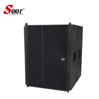 Enceintes professionnelles monocanal passives Seer NX-10 en contreplaqué de bouleau 300W RMS pour système audio de scène intérieur avec amplificateur externe