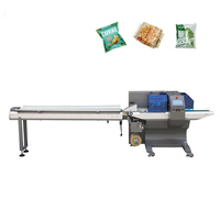 Stock limité Machine d'emballage entièrement automatique haute vitesse pour cigarettes, tabac, sachets, films et pochettes 220V Mini Flow Pack Alimentaire