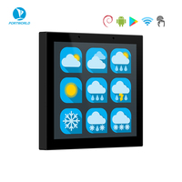 Tablette thermostat 4 pouces pour la domotique intelligente, panneau de commande Linux avec PoE DC12V