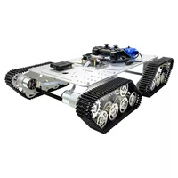 Chasis de Tanque Oruga WD-HM-T900S, Plataforma de Desarrollo de Robots ROS de Código Abierto, Control Remoto de Aleación de Aluminio