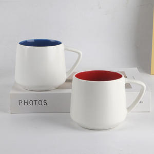 Taza de Cerámica Minimalista Nórdica, Blanca Mate por Dentro, Roja y Azul, Color Sólido, Juego de Tazas de Café para Regalo Empresarial, 50 Piezas por Bolsa - Product Image 2