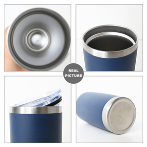 Biểu tượng tùy chỉnh 20oz ly cà phê chân không cách điện đôi tường thép không gỉ du lịch cốc cà phê cốc với rơm - Product Image 4