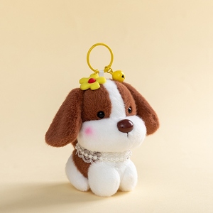 Porte-clés en peluche personnalisé de 13 cm Westie et Cavalier <span class=keywords><strong>King</strong></span> Charles Spaniel, vente en gros de jouets en peluche pour chien pour breloque de sac - Product Image 3